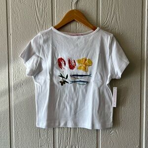 Lisa Says Gah Size M Cropped Tee